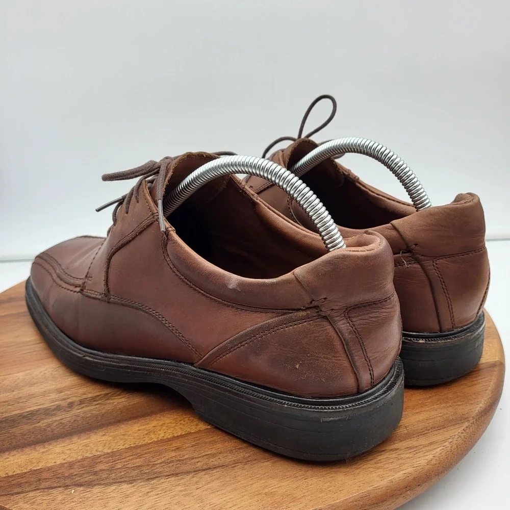 Johnston‎ & Murphy Shoes Mens Size 9 M Brown Sheepskin Waterproof XC4 Oxfords